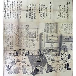 芝蘭堂新元会図幅　複製（03の230）（26187）